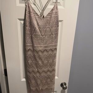 Jessica Simpson Gold dress-Size 10